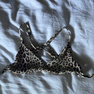 Boys + Arrows cheetah strappy top